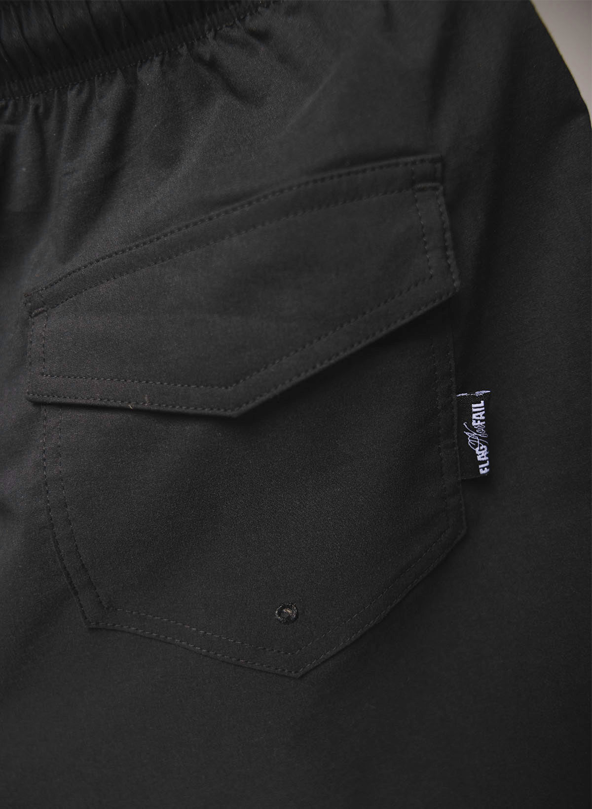 **Men's FNF Board Shorts - Quick-Dry Swim Trunks for Beach, Surfing & Swimming - Black**