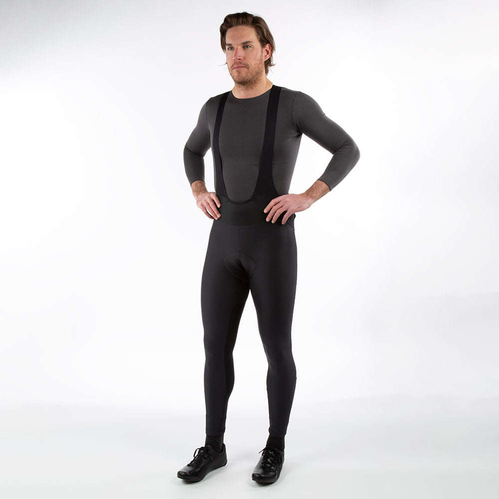 Men's AmFIB® Cycling Bib Tights - Winter Thermal Padded Bike Pants for Cold Weather Riding | Waterproof & Windproof Cycling Gear for Road & Mountain Biking