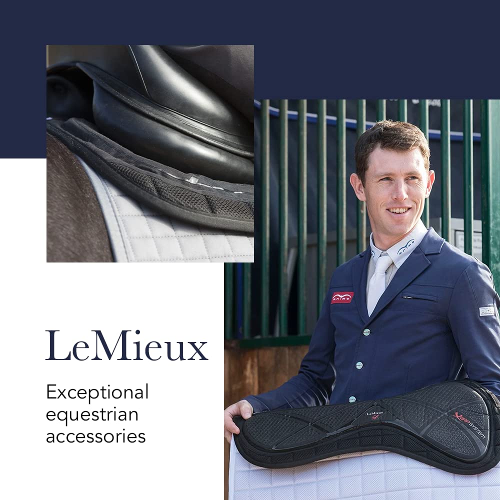 LeMieux Half Saddle Pad - Premium English Saddle Pads for Horses - Breathable Equestrian Riding Equipment for Dressage & Jumping - Perfect for Training & Competition Use