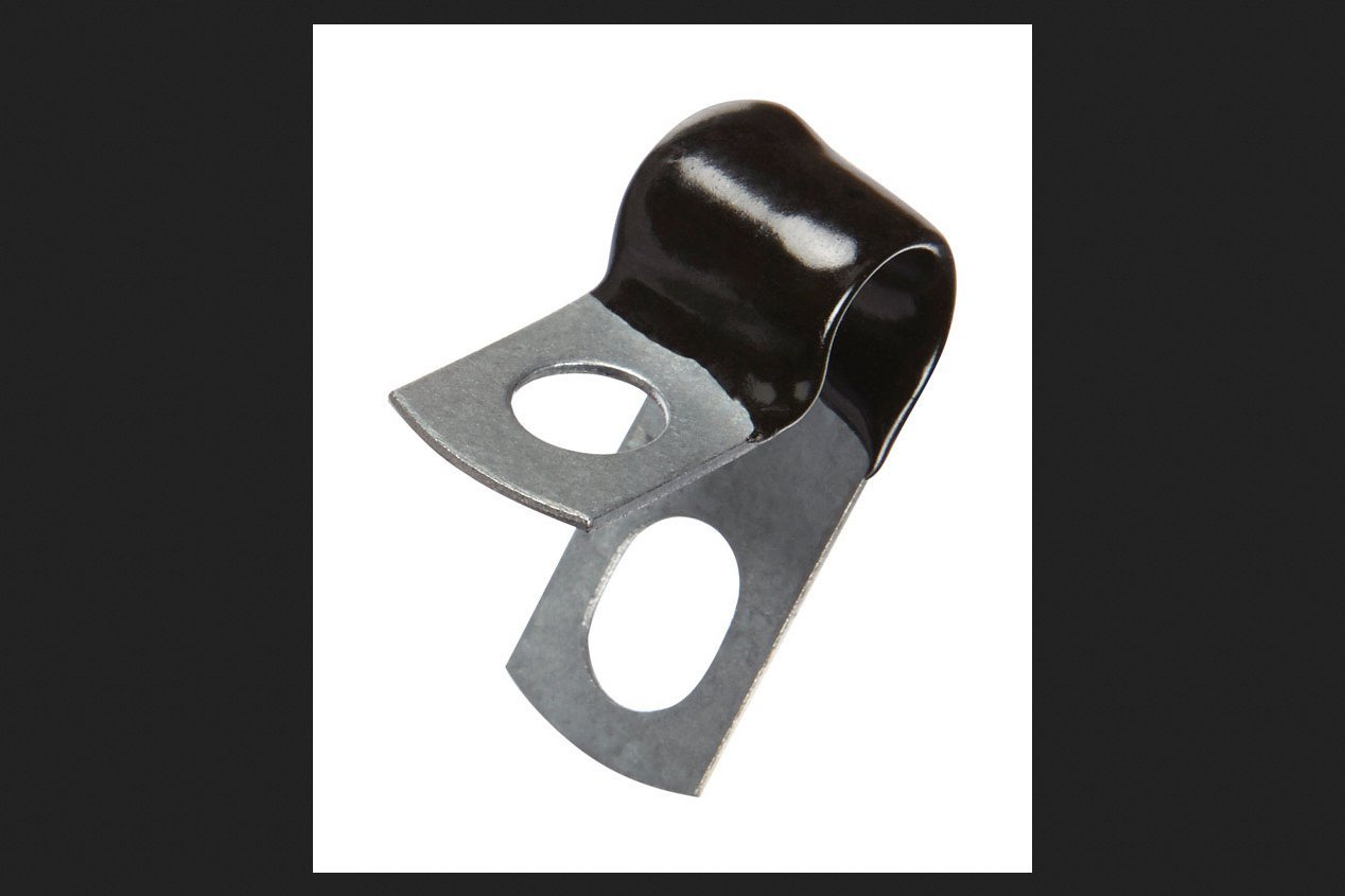 Heavy Duty Steel Vinyl Coated Clamp - Secure and Protect Cables, Pipes, and Hoses for Home, Garage, and Workshop Organization