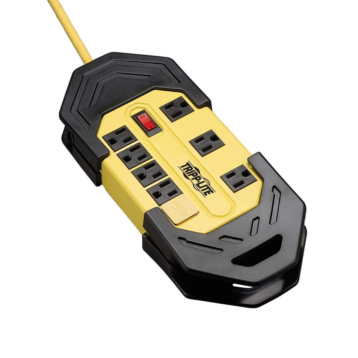 Tripp Lite 8-Outlet Metal GFCI Power Strip with 25ft Cord - 120V, NEMA 5-15P Plug, 8 NEMA 5-15R Outlets - Ideal for Home, Office, and Workshop Safety Power Protection