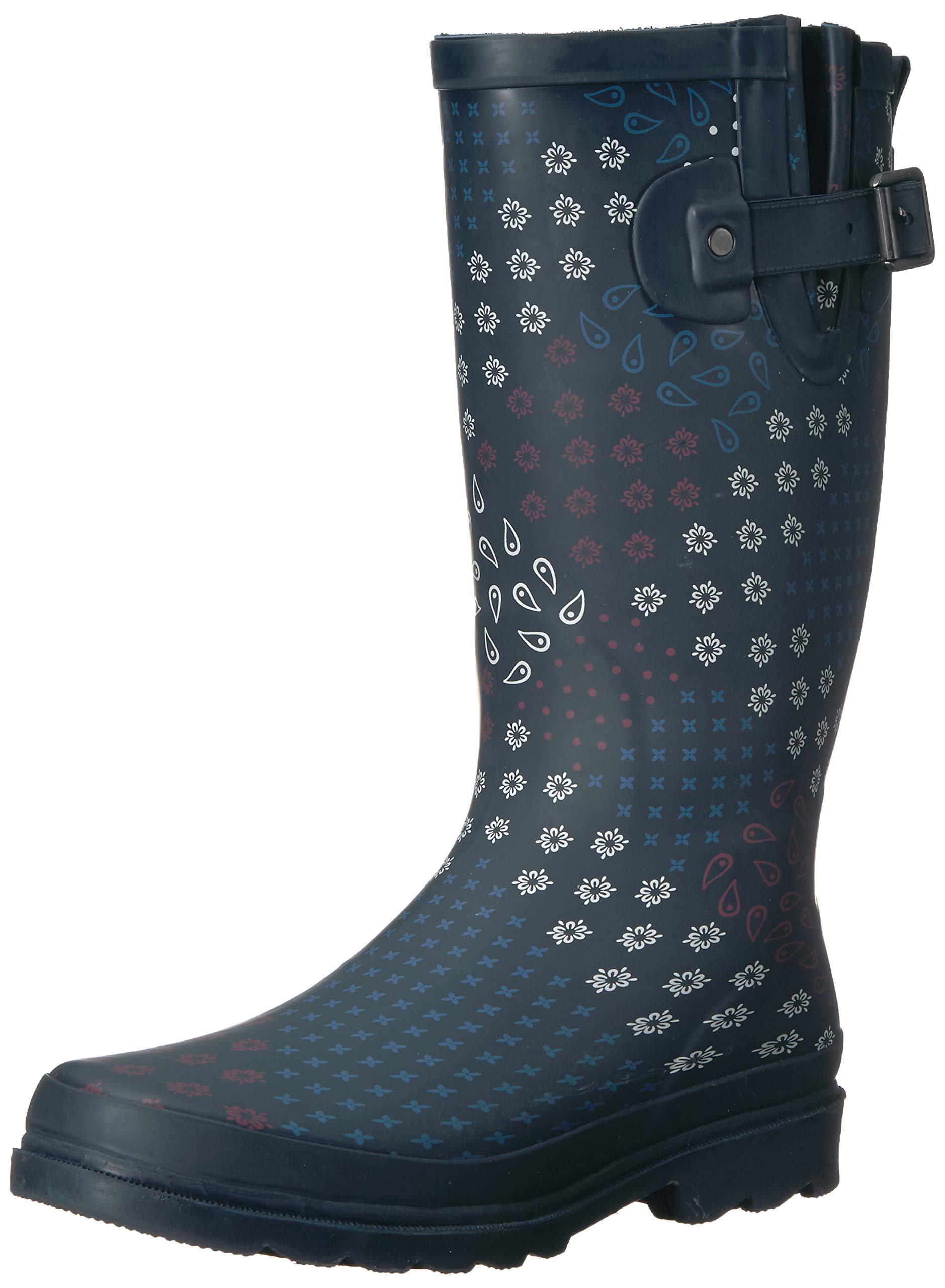 Western Chief Women's Printed Tall Rain Boots - Waterproof Garden & Outdoor Boots for Women - Perfect for Rainy Days, Gardening, and Outdoor Adventures