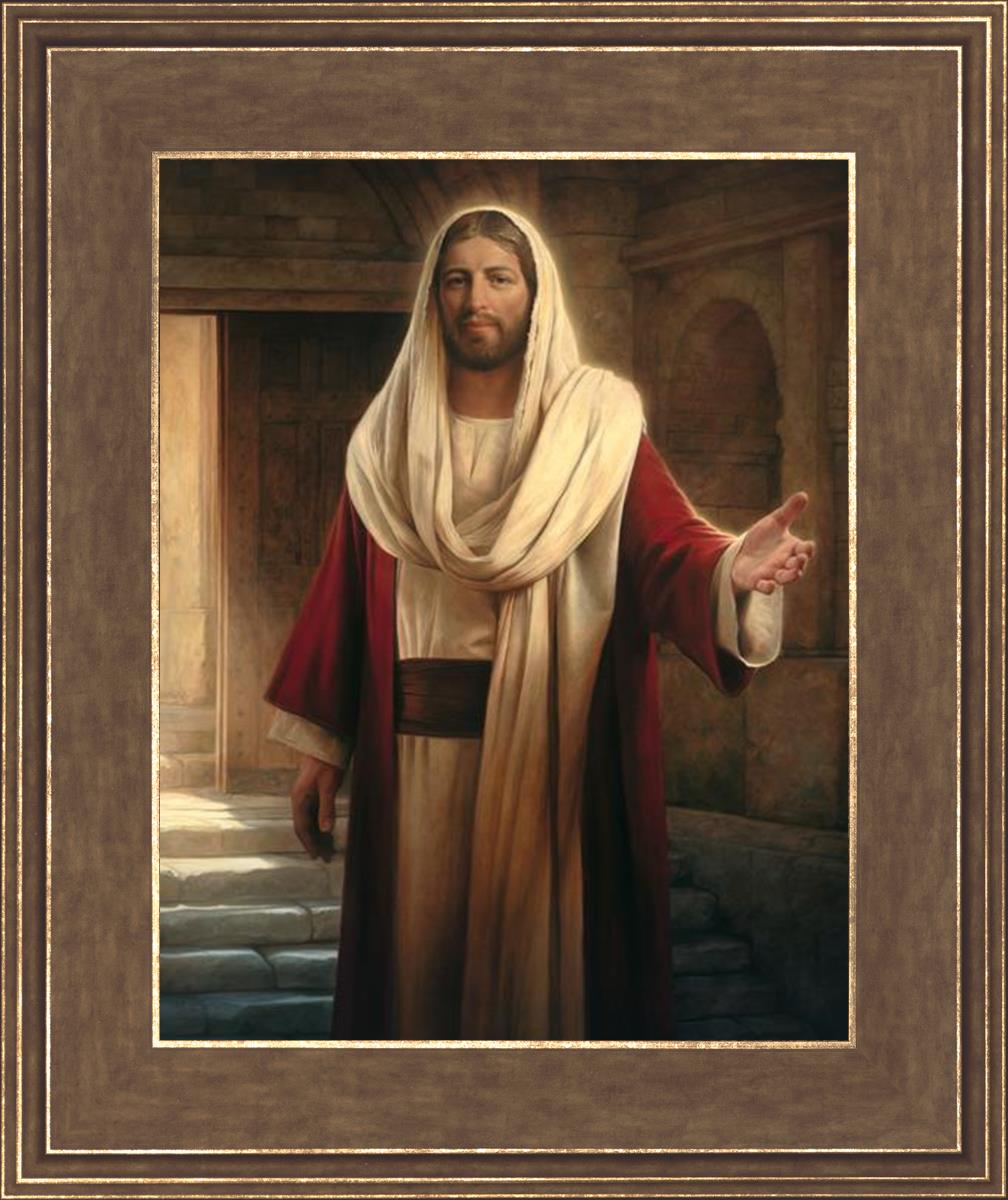 Come Follow Me by Howard Lyon - Inspirational Christian Art Print for Home, Church & Office Decor