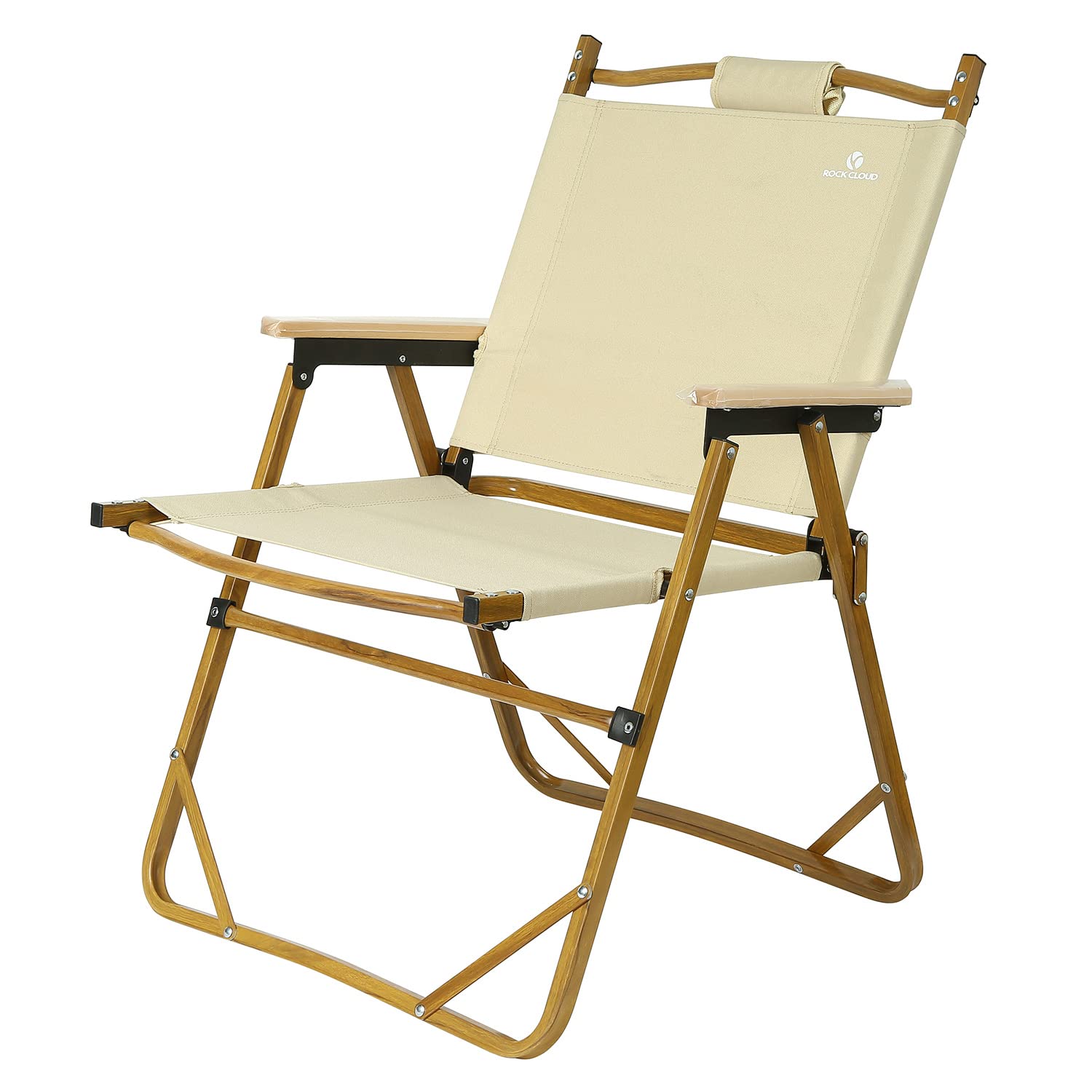 Portable Folding Camping Chair - Lightweight Beach Chair for Outdoor Activities, Camping, Hiking, Hunting & Lawn Sports - Compact & Comfortable (Size L) - Perfect for Beach Trips, Backpacking & Tailgating