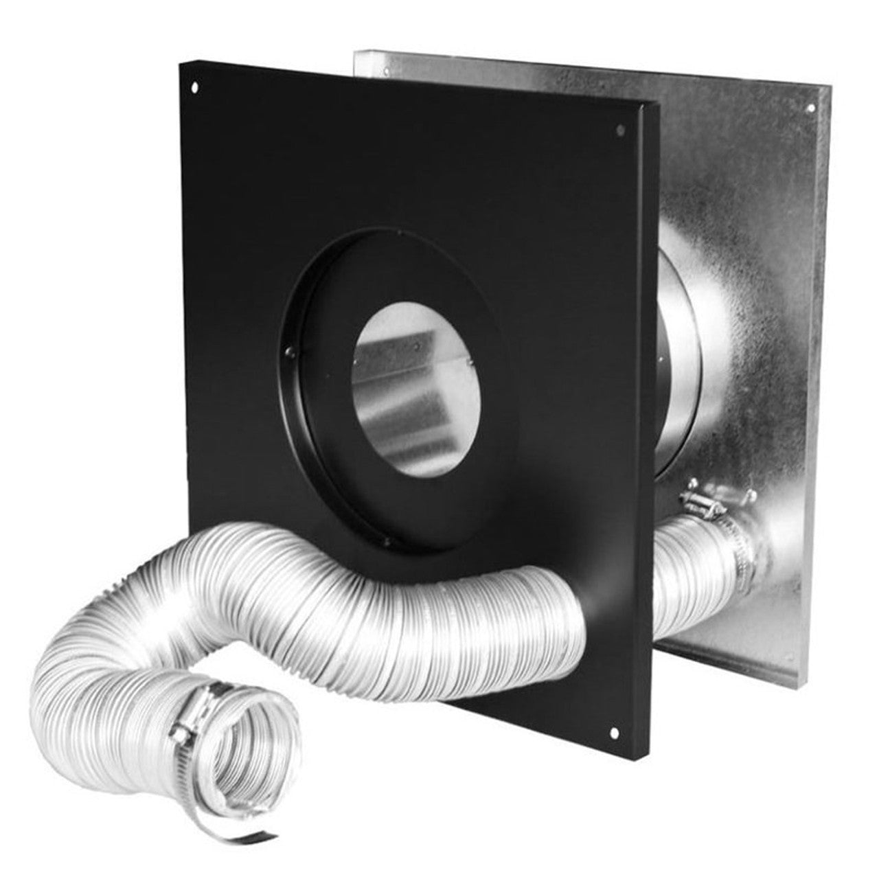 3 Pelletvent Pro Wall Thimble Air Intake Kit - High Efficiency Ventilation System for Pellet Stoves & Fireplaces | Perfect for Home Heating & Outdoor Installations