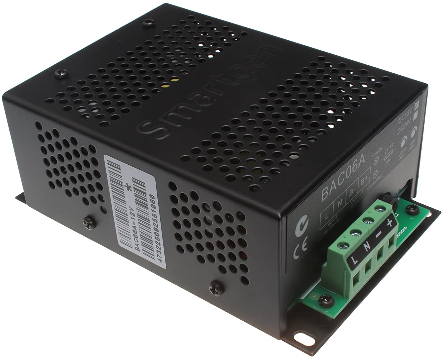 Smartgen BAC06A 12V Intelligent Floating Charger for Diesel Generators - Perfect for Backup Power, Emergency Use, and Off-Grid Applications