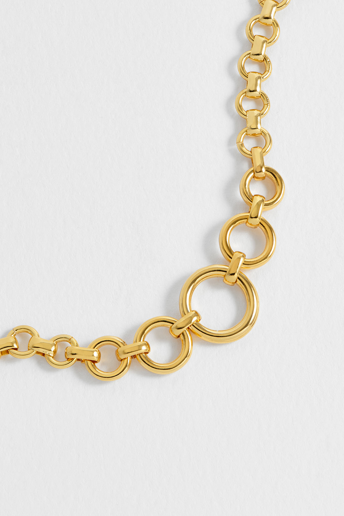 Elegant Graduated Round Link Chain Bracelet for Women - Perfect for Everyday Wear, Parties & Gifts