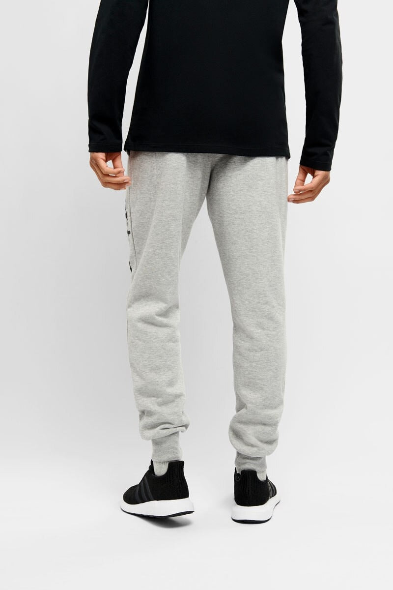 Champion Men's Script Grey Track Pants - Comfortable Athletic Joggers for Running, Gym & Casual Wear