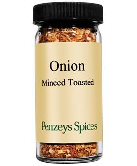 Penzeys Spices Toasted Minced Onions 1.7 oz (Pack of 1) - Perfect for Soups, Salads & Casseroles | Premium Dried Onion Seasoning