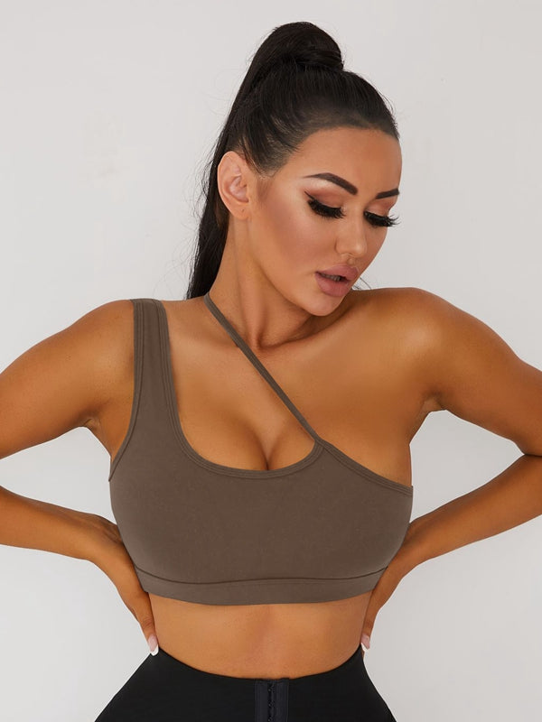 ZASUWA Women's Medium Impact Sports Bra - Supportive Workout Top for Running, Yoga & Gym - Comfortable & Breathable Activewear
