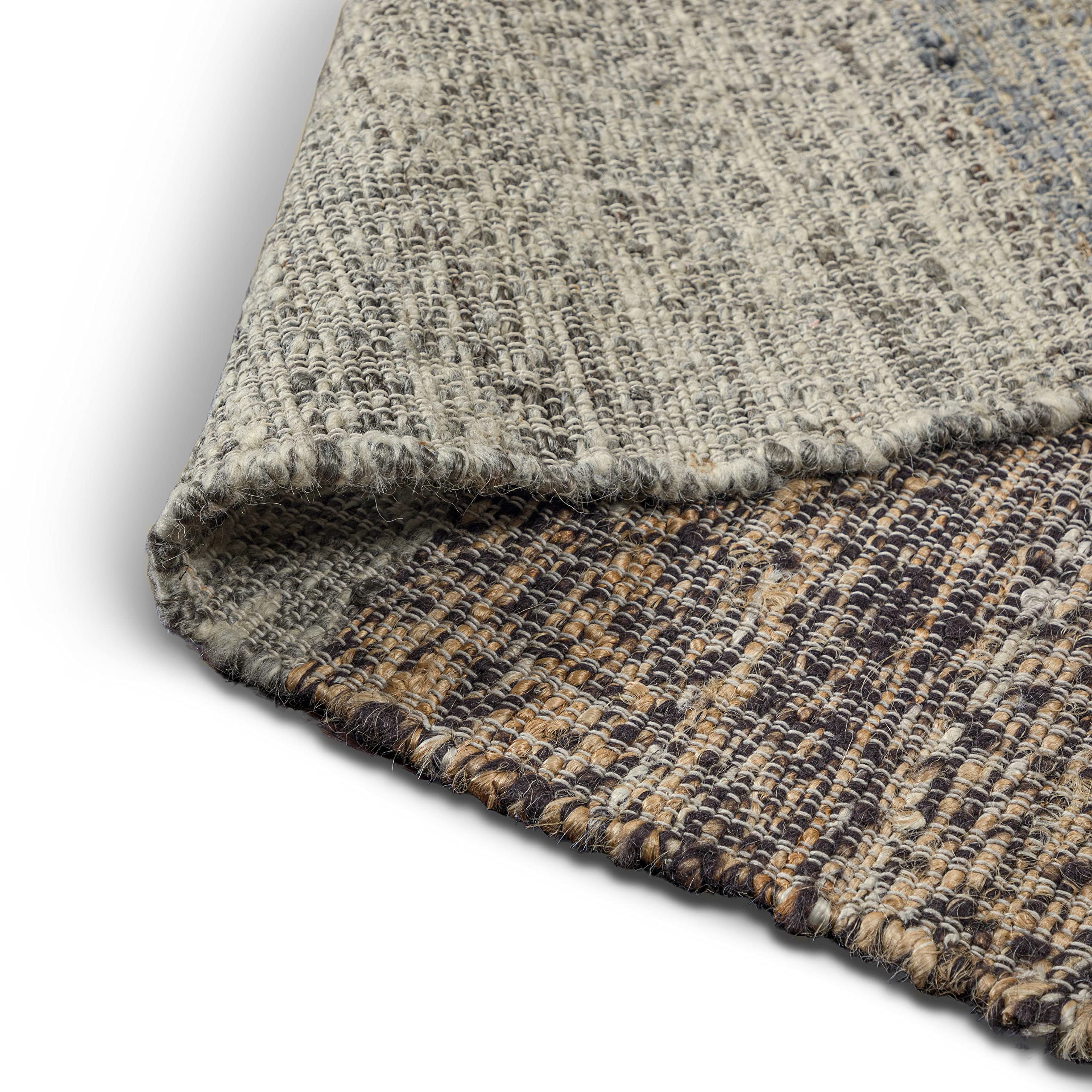 SIMPLIHOME Marlatt 6x9 Area Rug - Modern Natural & Gold Contemporary Rug for Living Room, Bedroom, Dining Room - Soft Floor Covering for Home Decor & Cozy Spaces
