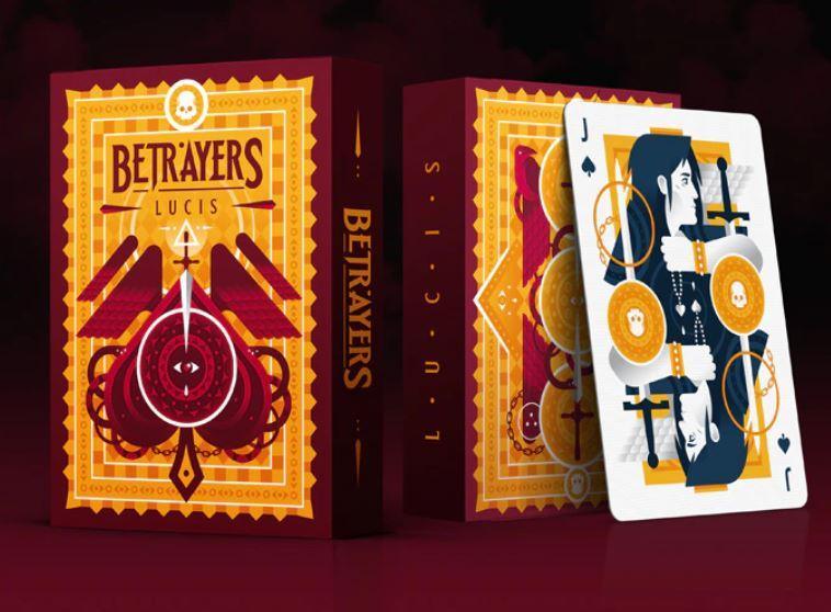 Premium Betrayers Lucis Playing Cards - Elegant Deck for Poker, Magic Tricks & Card Games - Perfect for Game Nights, Collectors & Professional Performers