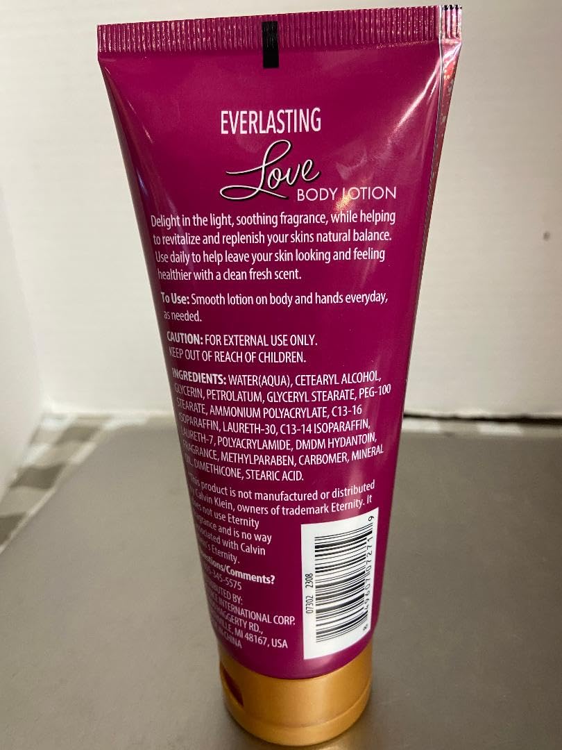 Everlasting Love Body Lotion 5.5 oz - Hydrating & Nourishing Moisturizer for Dry Skin | Perfect for Daily Use, Gift Giving & Spa Nights