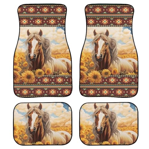 Western Horse Sunflower Aztec