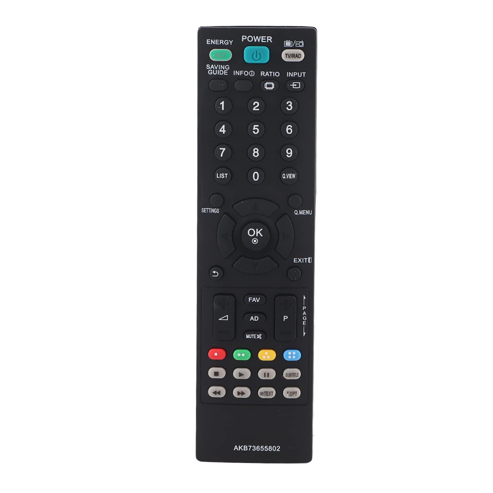 Universal TV Remote Control Replacement for LG AKB33871407 - Compatible with Multiple LG TV Models (Without Battery) | Perfect for Living Room, Bedroom & Home Theater Setup