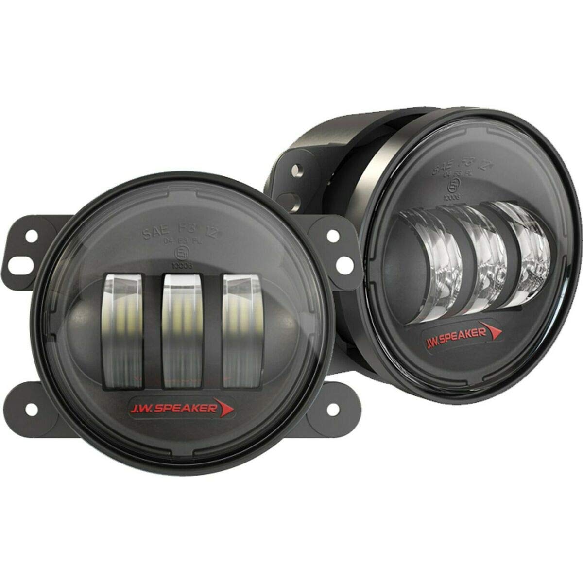 JW Speaker 0554573 Replacement Fog Lights - Set of 2 (Driver & Passenger Side) for Jeep Wrangler & Cherokee | Durable LED Driving Lamps for Off-Road, Night Driving & Bad Weather Conditions