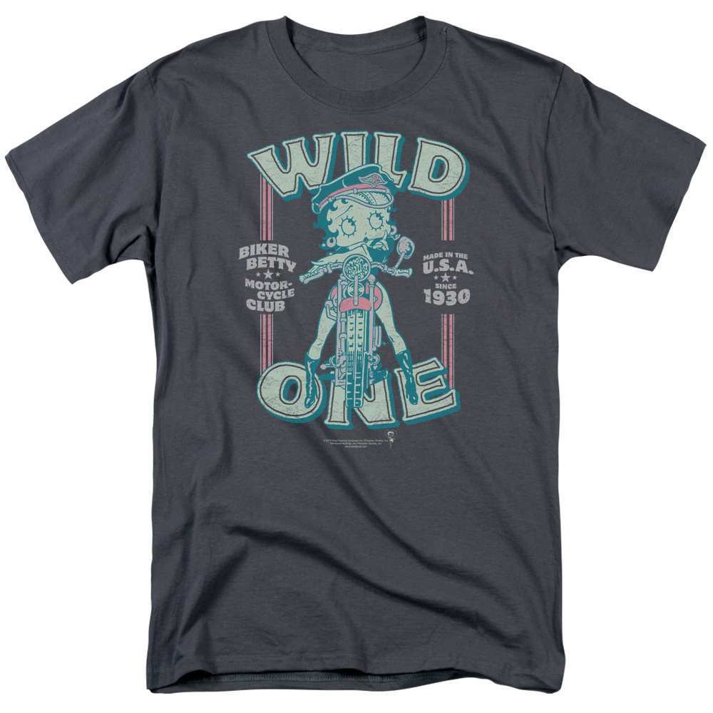 Betty Boop Wild One Graphic T-Shirt - Unisex Adult Tee for Men & Women | Casual Wear, Gift Idea, Pop Culture Fashion