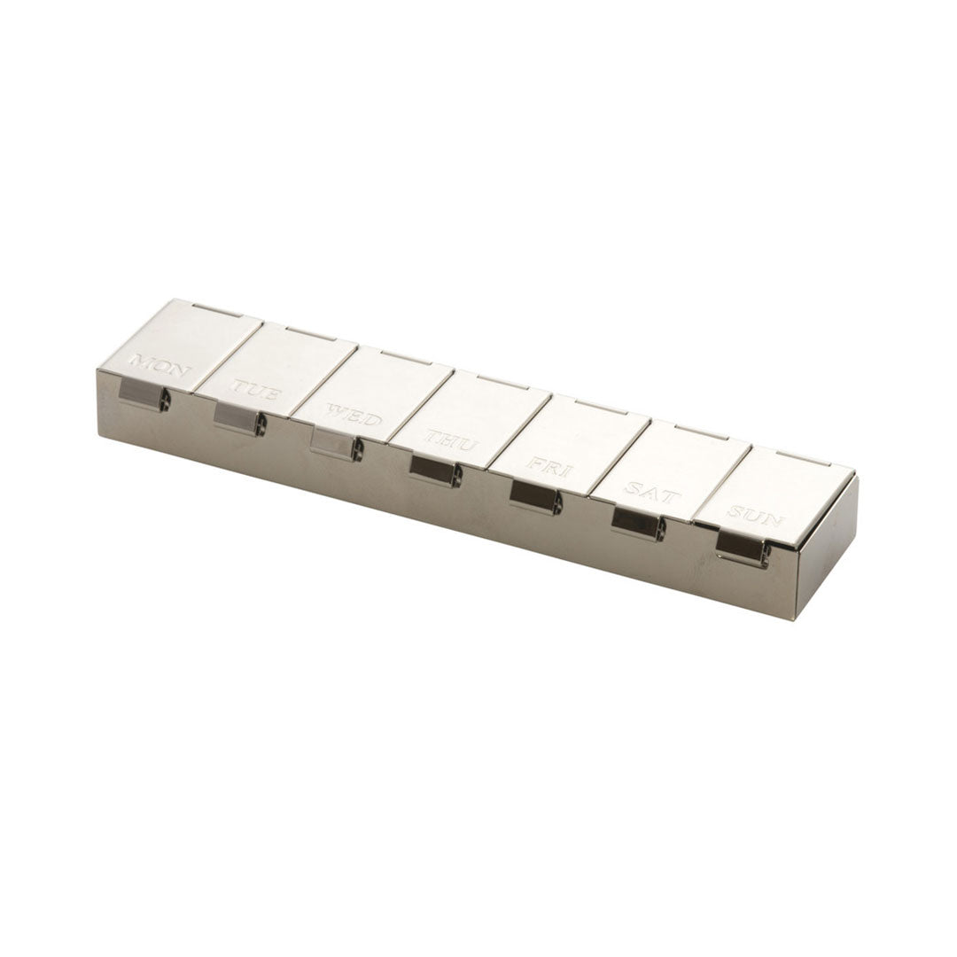 7-Day Weekly Pill Organizer Box - AM/PM Compartments for Vitamins & Medication - Perfect for Travel, Home, and Daily Use