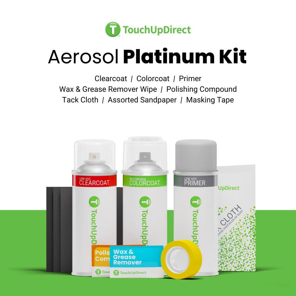 TouchUpDirect S2C/2C Machine Gray Hyundai Exact Match Touch Up Paint Aerosol Spray - Platinum Package | Perfect for Car Scratch Repair & DIY Automotive Touch-Ups