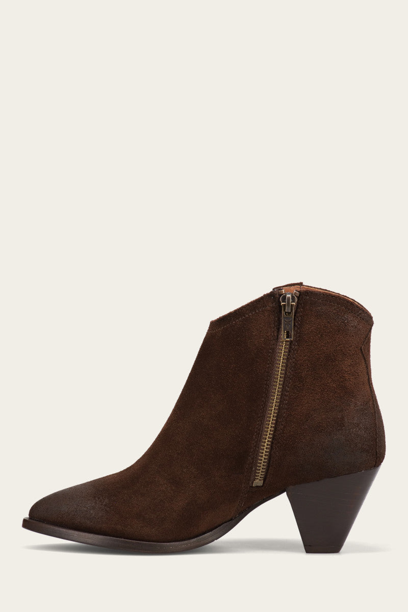 Vintage June Western Shootie Boots - Authentic Pre-Owned Cowgirl Ankle Boots for Women | Perfect for Country Rodeo, Line Dancing & Western Fashion