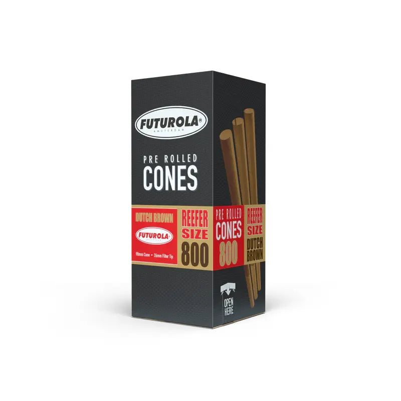 Futurola Reefer Size 98/26 Pre Rolled Cones - 100% Natural Hemp Rolling Papers for Smooth Smoking | Perfect for DIY Joints, Herbs & Tobacco | Home Use, Parties & Outdoor Activities