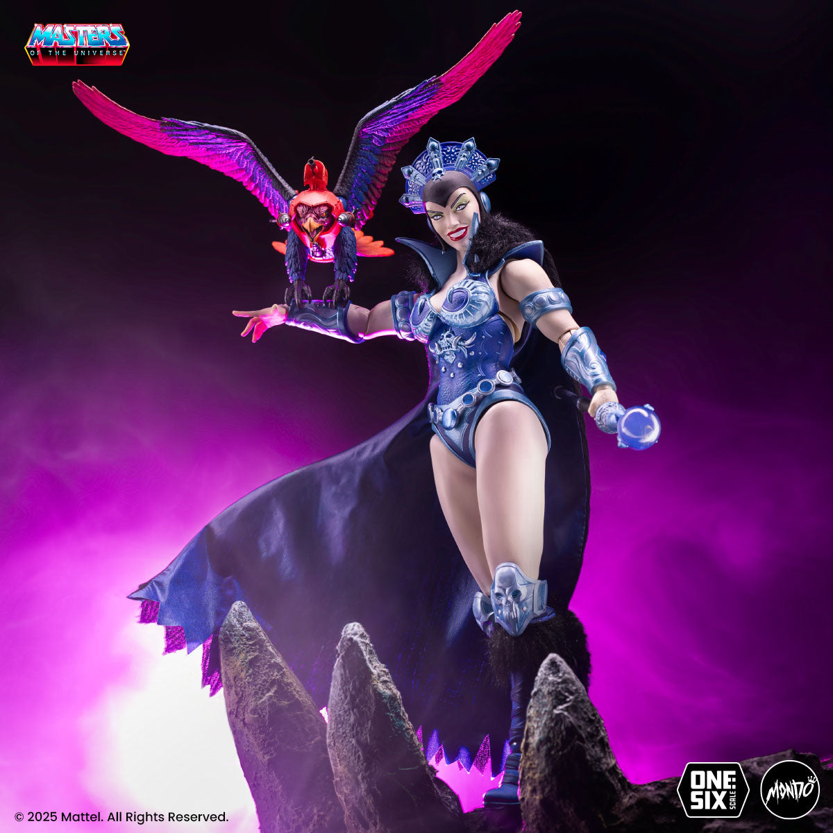 Masters of the Universe Evil Lyn 1/6 Scale Collectible Action Figure - Limited Timed Edition - Perfect for Display, Collectors & He-Man Fans
