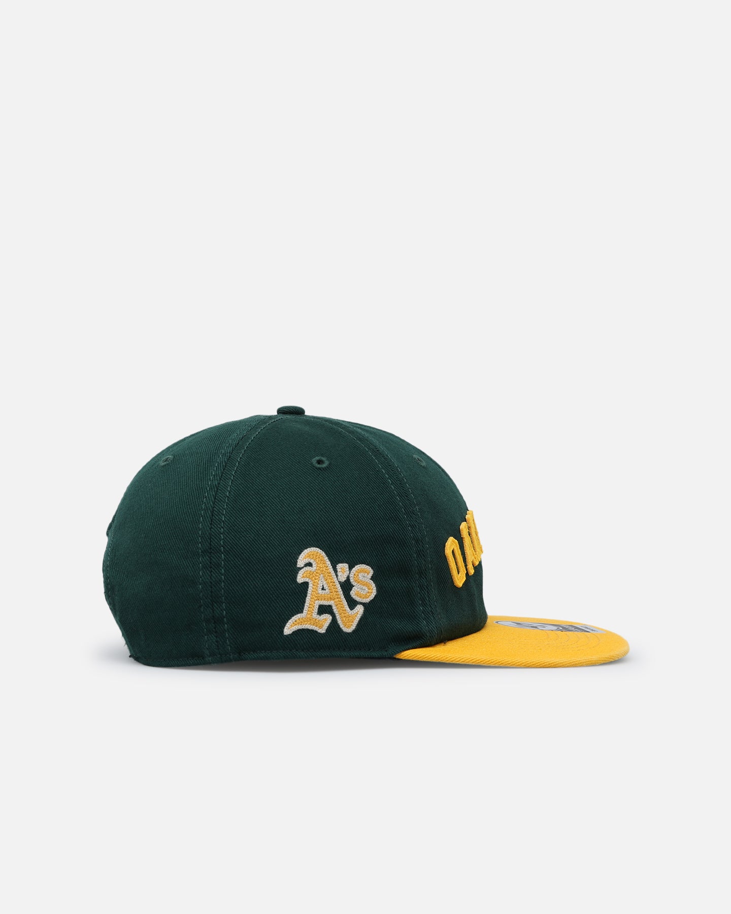 47 Brand Oakland Athletics Legacy 47 Captain RL Snapback Hat - Dark Green Baseball Cap for Men, Women | Perfect for Game Day, Sports Events & Casual Wear