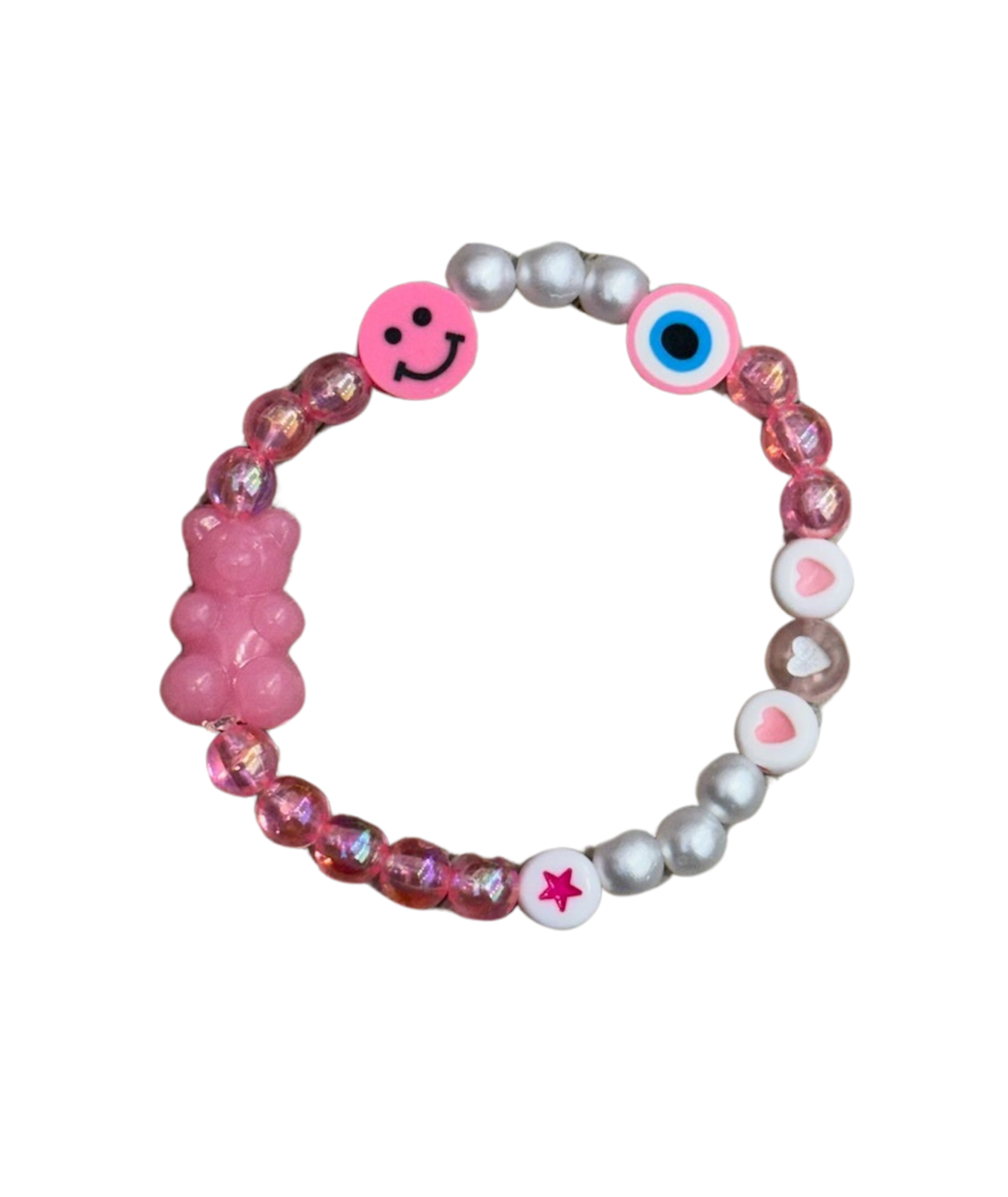 Arm Candy Gummy Bear Love Bracelet - Cute Beaded Friendship Bracelet for Women & Teens - Perfect Gift for Best Friends, Birthday & Valentine's Day