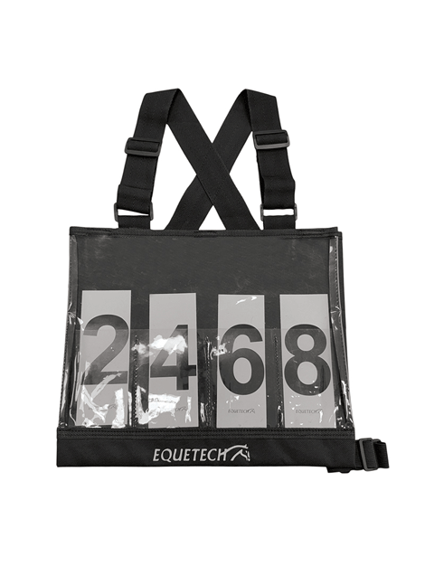 Eventing Hybrid Cross Country Number Bib - Durable & Adjustable Horse Riding Competition Bib for Equestrian Sports - Perfect for Show Jumping, Dressage & Cross Country Events