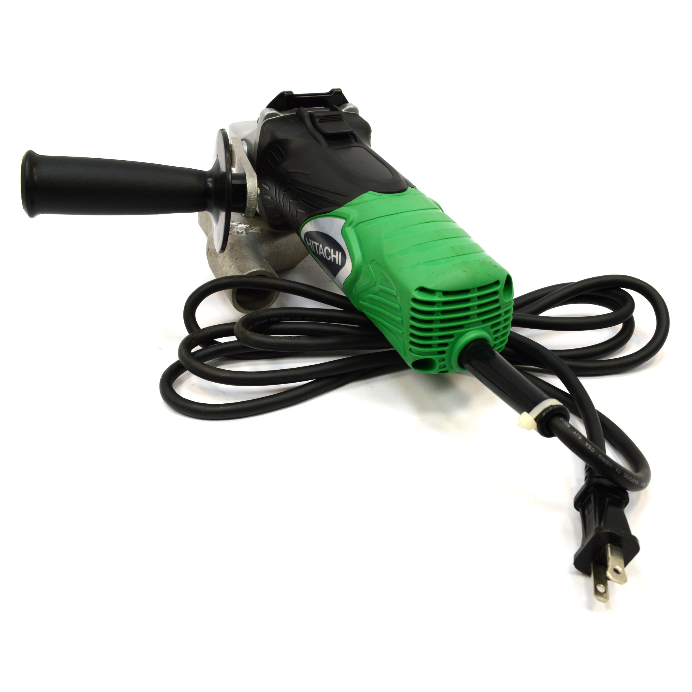 Refurbished Hitachi G12SA3 4-1/2 Inch Disc Grinder - 8 Amp Power Tool with Paint Shaver Pro Attachment | Ideal for Metalworking, Woodworking & DIY Projects