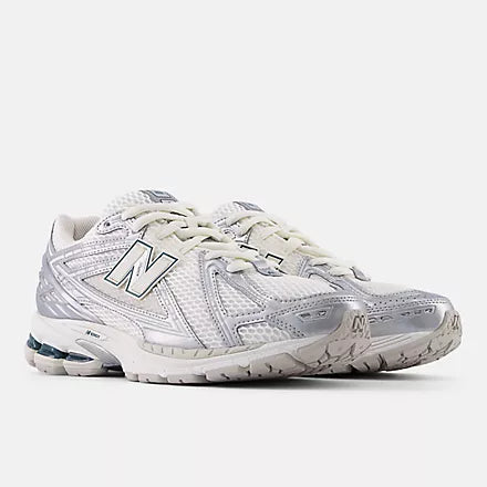New Balance 1906R Running Shoes for Men & Women - White & Silver Retro Sneakers for Casual Wear, Gym, and Everyday Comfort