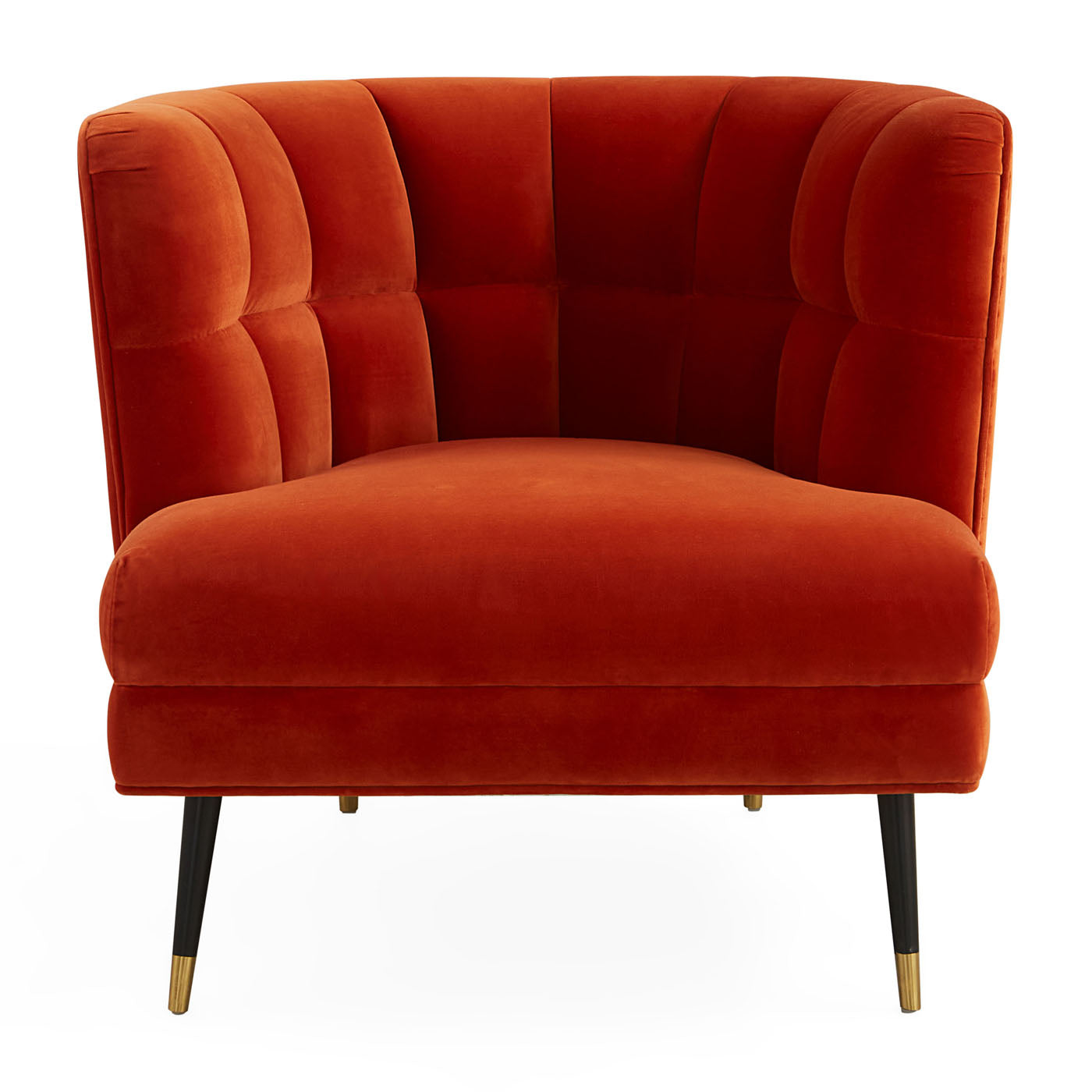 Luxury Draper Club Chair - Modern Upholstered Accent Chair for Living Room, Office & Lounge - Comfortable Fabric Armchair with Sturdy Wooden Legs - Perfect for Home Decor, Reading & Relaxing