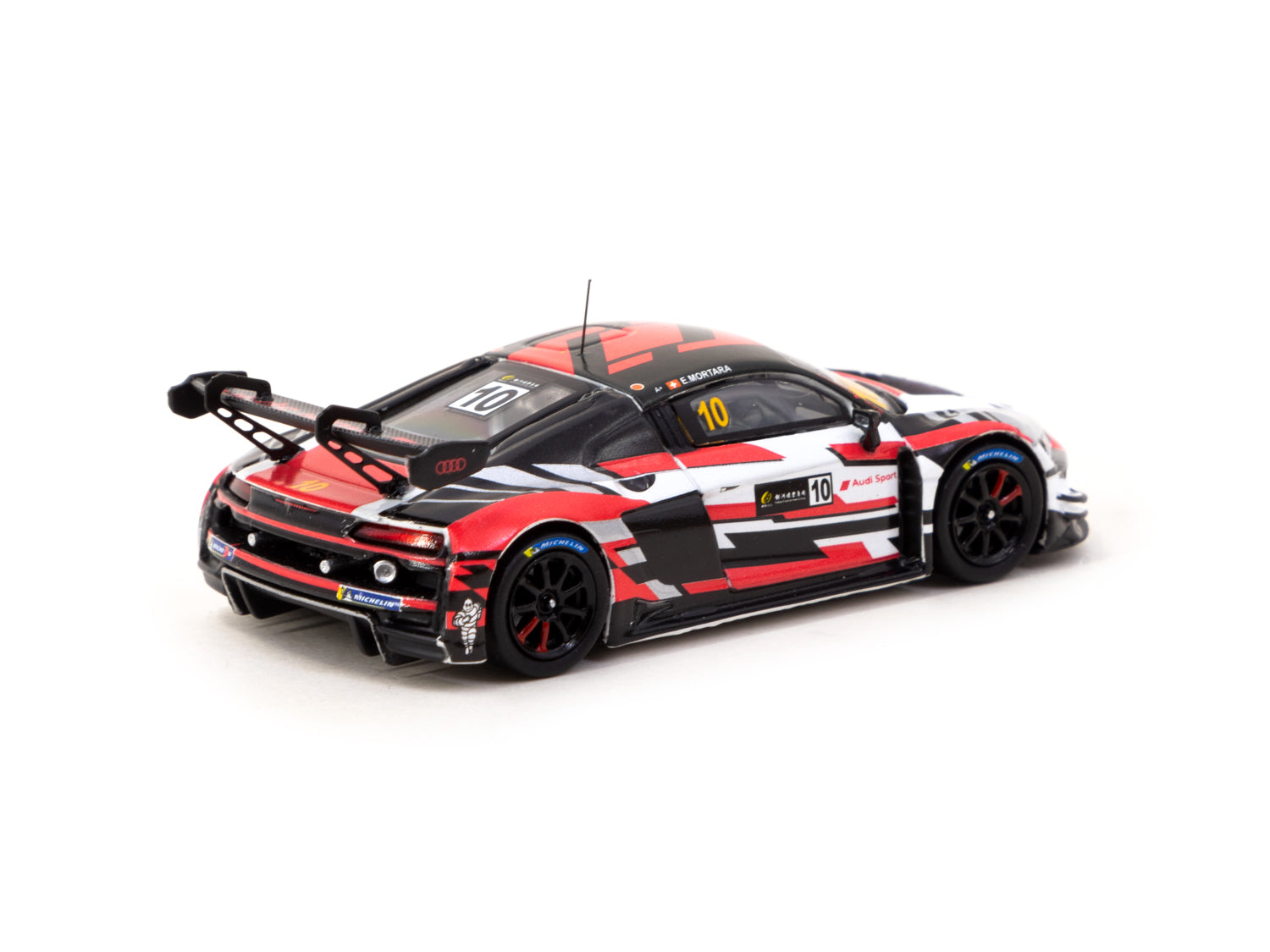 Tarmac Works 1/64 Scale Audi R8 LMS GT3 Evo II Diecast Model Car - Macau GT Cup 2022 #10 Limited Edition - Perfect for Collectors & Racing Enthusiasts - Display Case & Gift Box Included