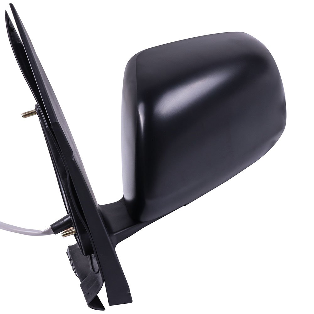 OCPTY Black Left Side Mirror Replacement for 2004-2010 Toyota Sienna - Textured Glass Manual Folding Non-Heated Mirror - Perfect for Parking Safety & Blind Spot Visibility