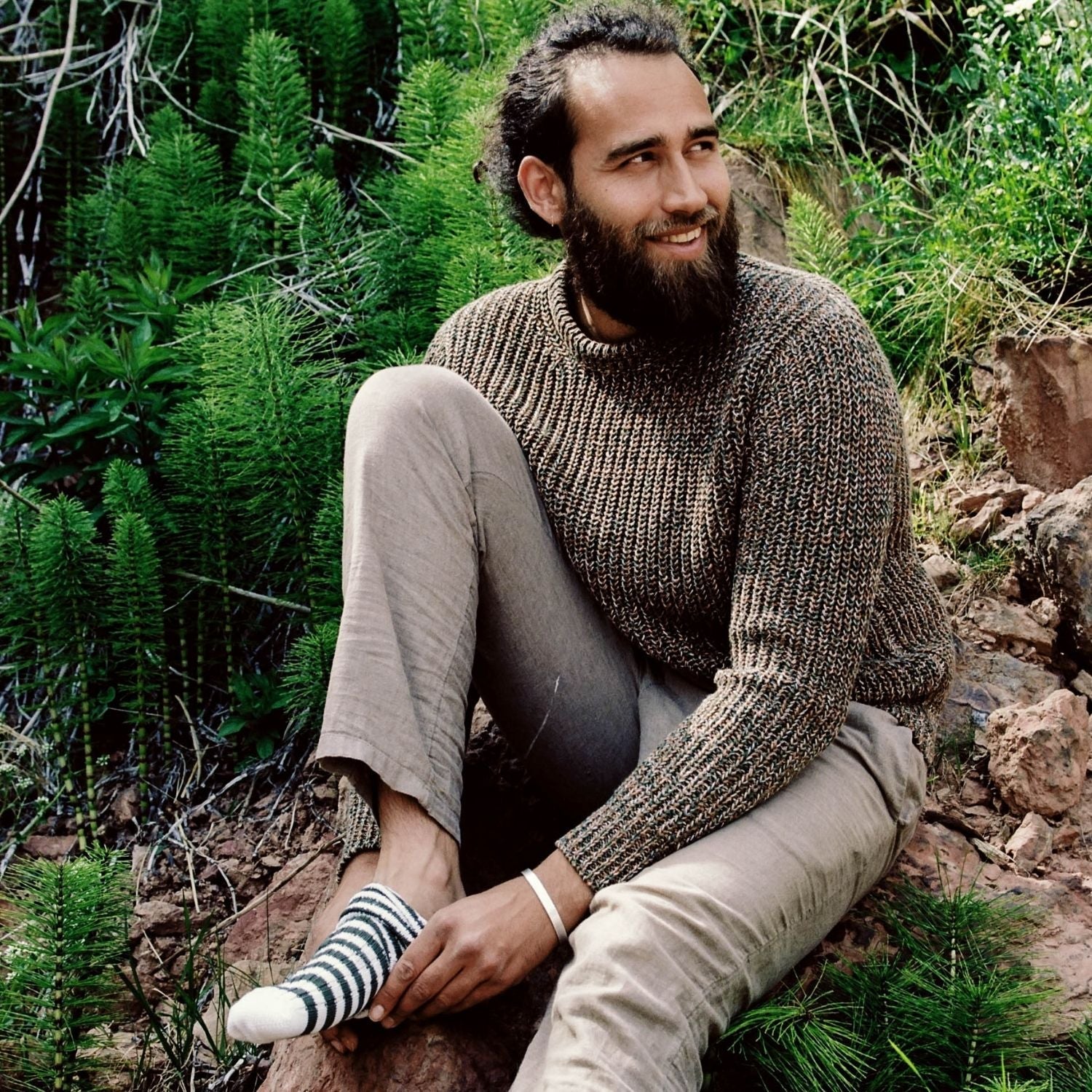 Unisex Chunky Linen Sweater - Oversized Comfort Knit Pullover for Men & Women - Perfect for Casual Wear, Fall Fashion & Cozy Layering