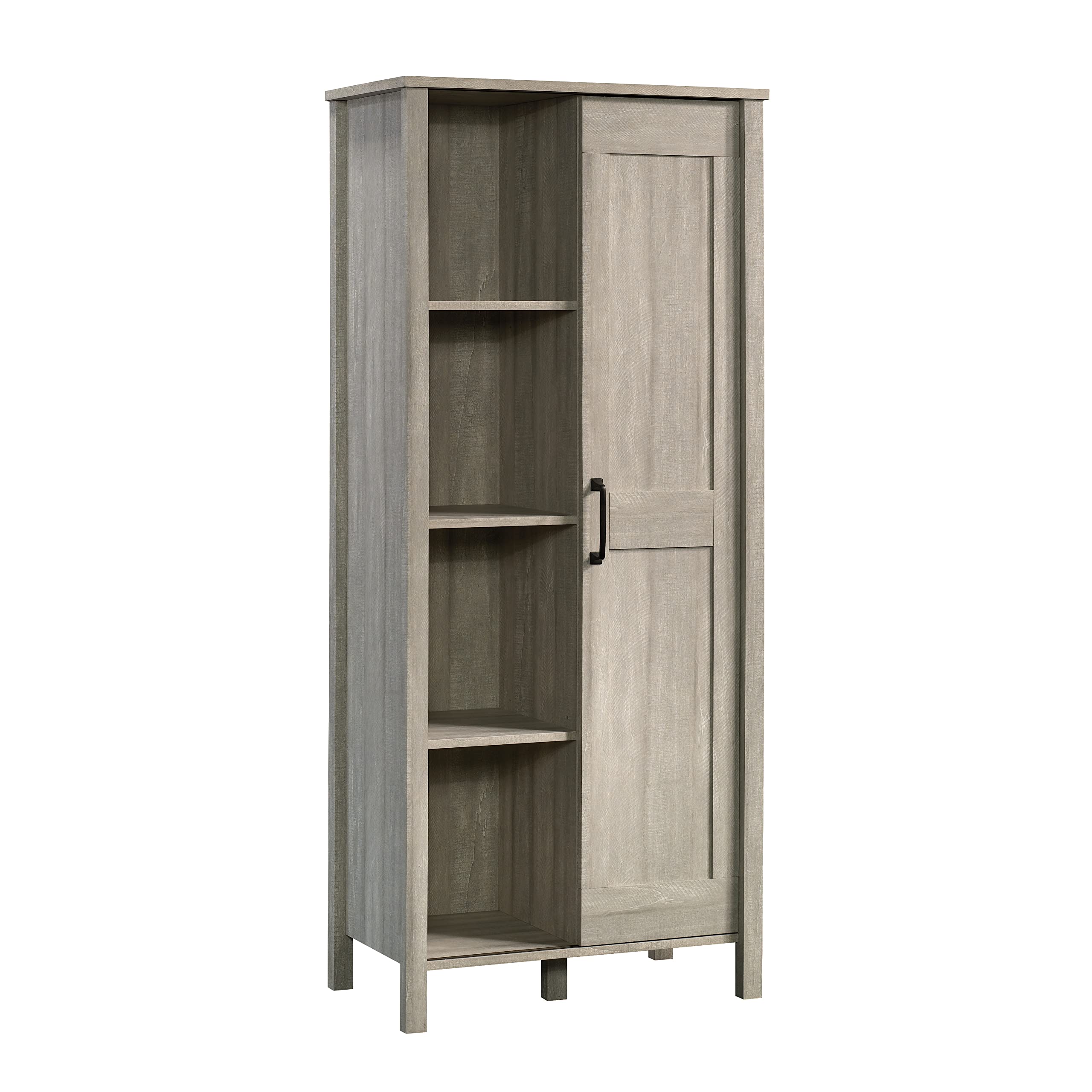 Sauder Spring Maple Sliding Door Storage Cabinet - Pantry Organizer for Kitchen, Bathroom, or Office - 36 Inch Wide Freestanding Storage Unit with Adjustable Shelves