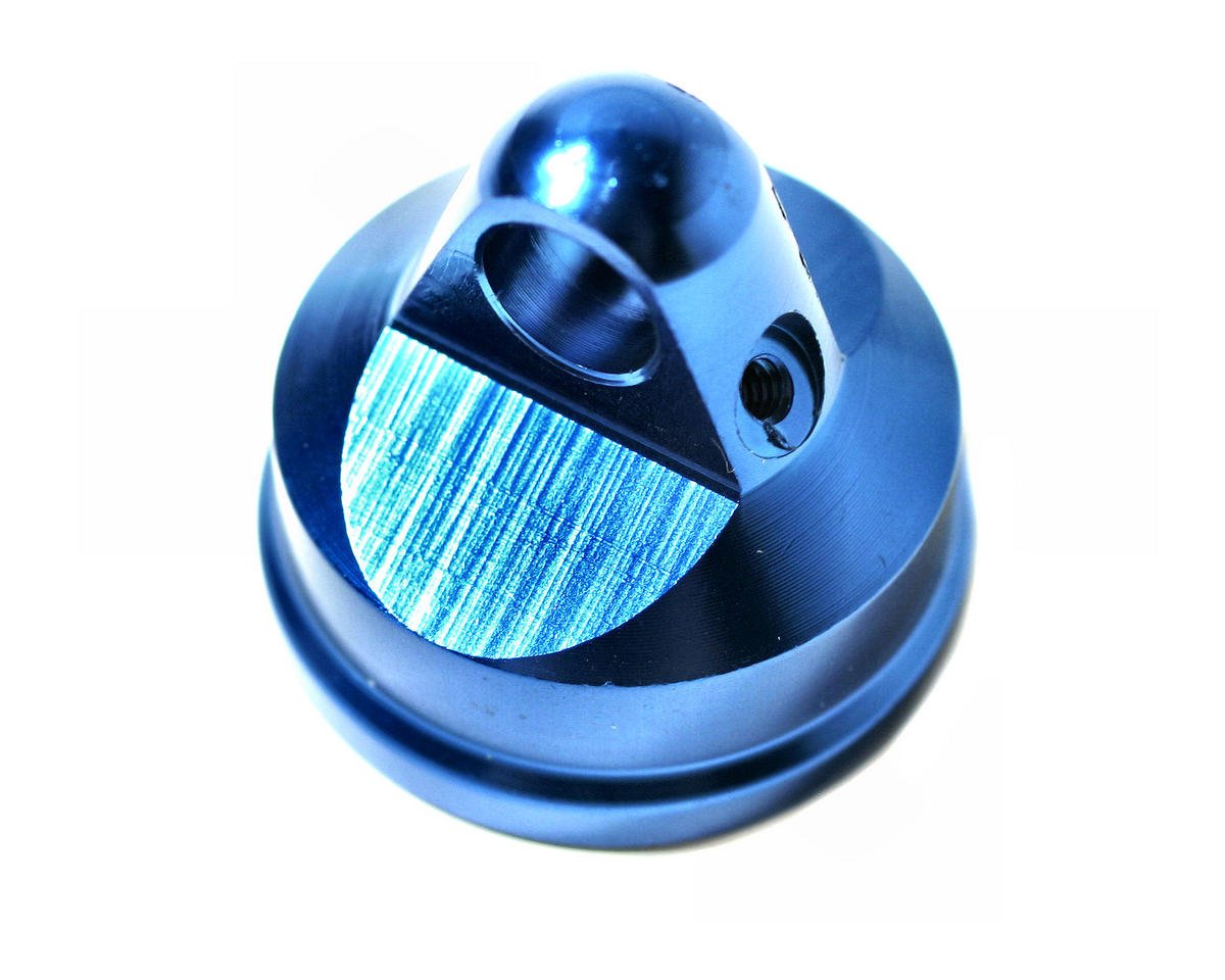 Premium Shock Cap - Durable Aluminum Construction in Vibrant Blue - LST/2 & XXL/2 Size - Perfect for Motorcycle Helmets, ATV Riding Gear & Extreme Sports Protection