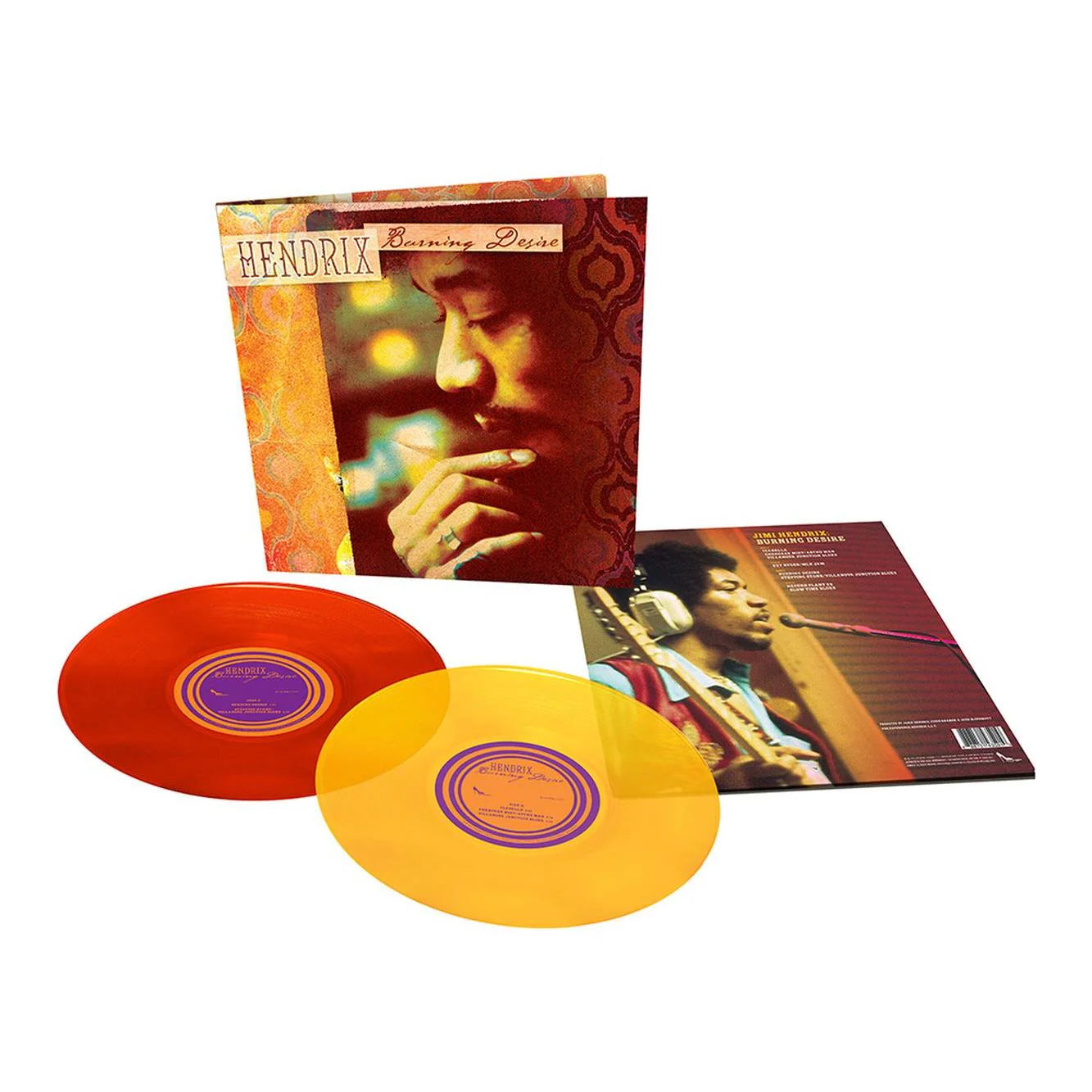 Jimi Hendrix Burning Desire Double Vinyl LP Record - Limited Edition 180g Vinyl for Audiophiles & Music Collectors - Perfect for Home Listening, Gifts & Vinyl Collections
