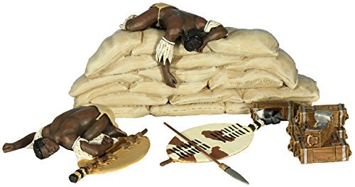 W. Britain 20127 Zulu Twilight No.1 - Dead Zulu on Mealie Bags & Ground - Historical Military Miniature Figure for Collectors & Diorama Displays