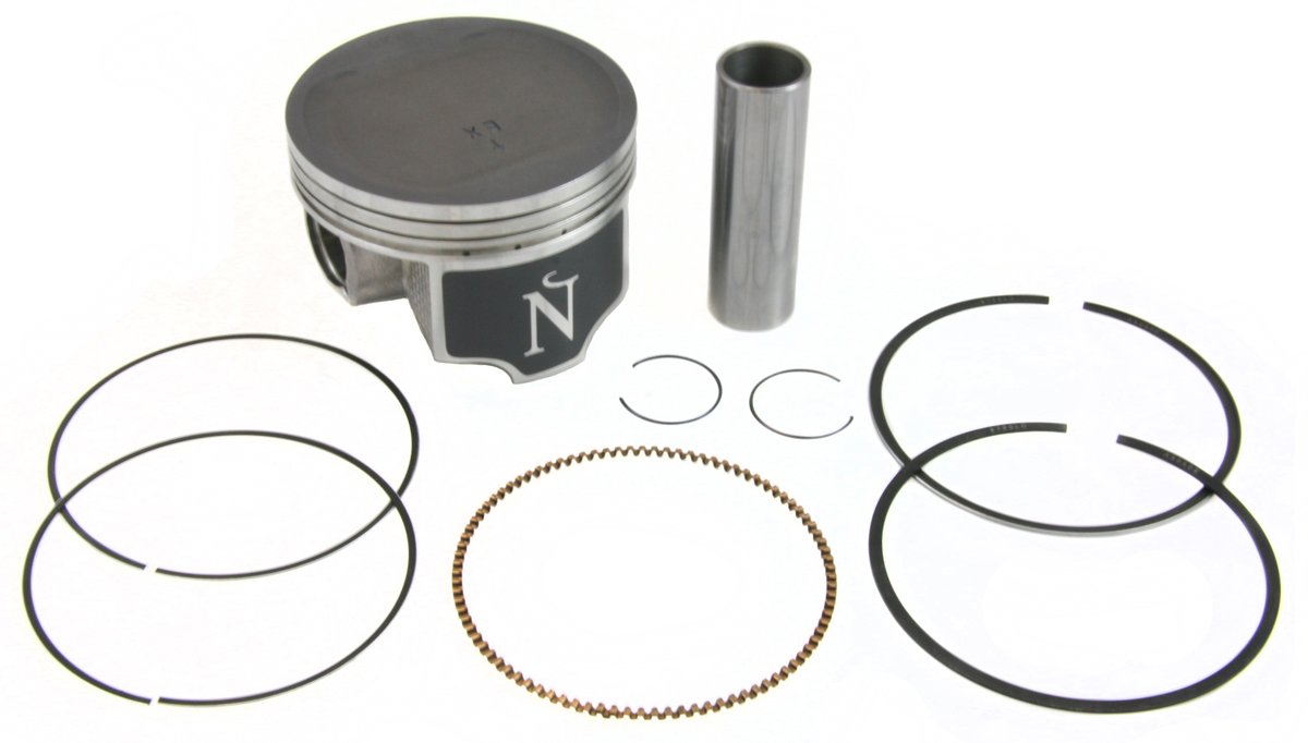 Technologies NA-30050-C Piston Kit - Standard Bore 87.47mm, 10.2:1 Compression Ratio - High Performance Engine Rebuild Kit for Ford, Chevy, Dodge - Perfect for Racing, Off-Road & Classic Car Restoration