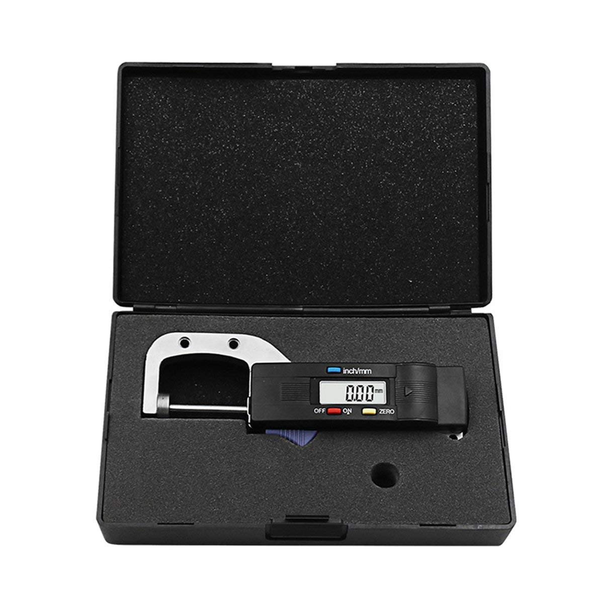 0-25mm Digital Jewelry Thickness Gauge - 0.01mm Precision Micrometer for Pearls, Rings & Metal Measurement | Perfect for Jewelers, DIY Crafts & Quality Control