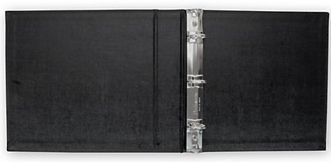 ABC 3-Ring Check Binder for End-Stub Deskbook Checks - Holds 600 Business Checks (11.25