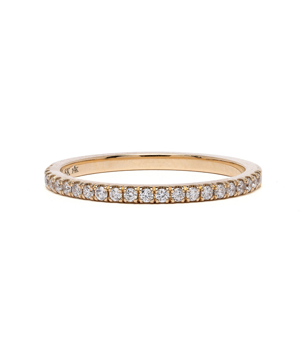 Square Edge Diamond Band Ring for Women - Elegant Wedding, Engagement & Anniversary Jewelry Gift - Perfect for Everyday Wear & Special Occasions