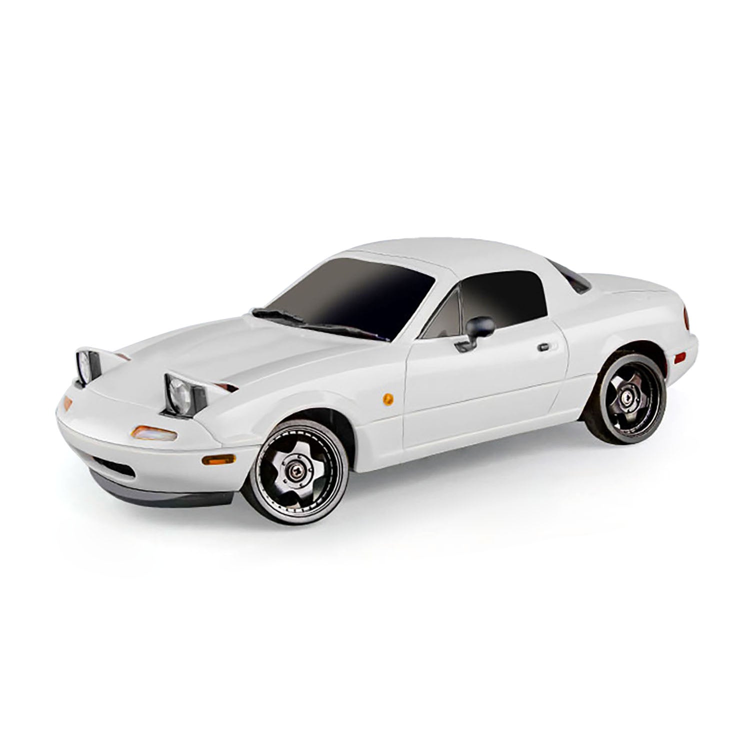 1/18 LDRC 2.4G Remote Control Drift Car - High Speed RC Racing Vehicle with 10KM/H Linear Speed, LED Lights & USB Rechargeable Battery - Perfect for Indoor/Outdoor Drifting and Racing Fun (Red/Blue)