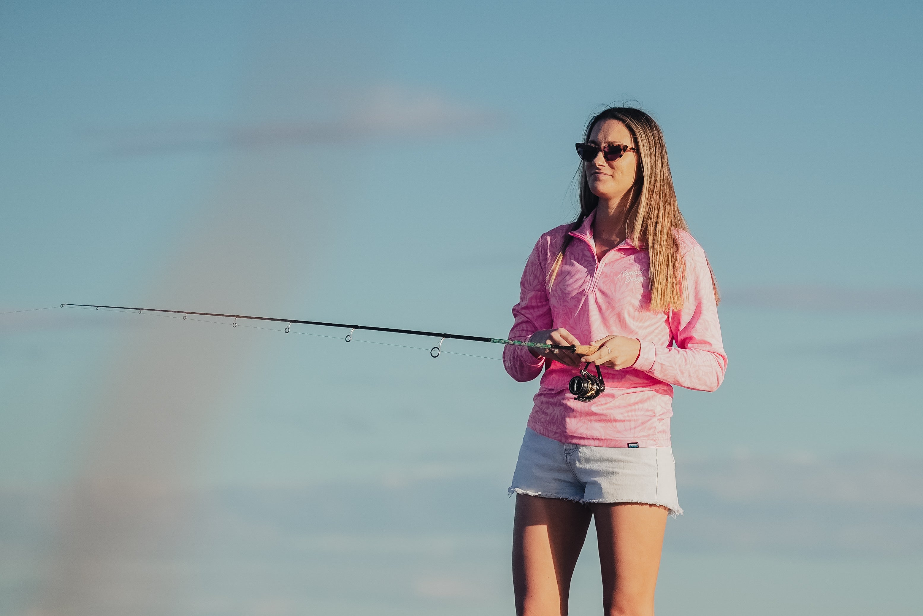 Women's Collared Fishing Jersey - Breathable Quick-Dry UPF 50+ Sun Protection Shirt for Fishing, Hiking & Outdoor Activities | Laguna Series