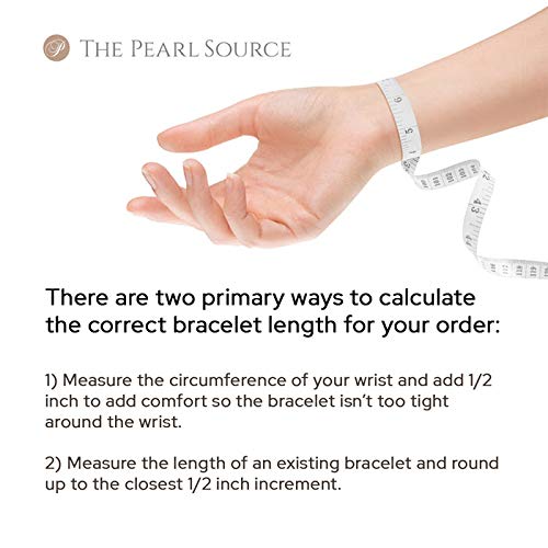7-8mm Genuine White Keshi Cultured Pearl Bracelet for Women - Elegant Pearl Jewelry Gift for Anniversary, Wedding & Special Occasions