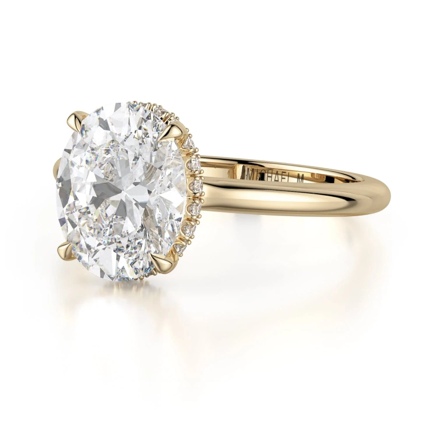 Hidden Halo Solitaire Engagement Ring 1.5ct Diamond Wedding Band for Women - Perfect for Proposals, Anniversaries & Bridal Jewelry