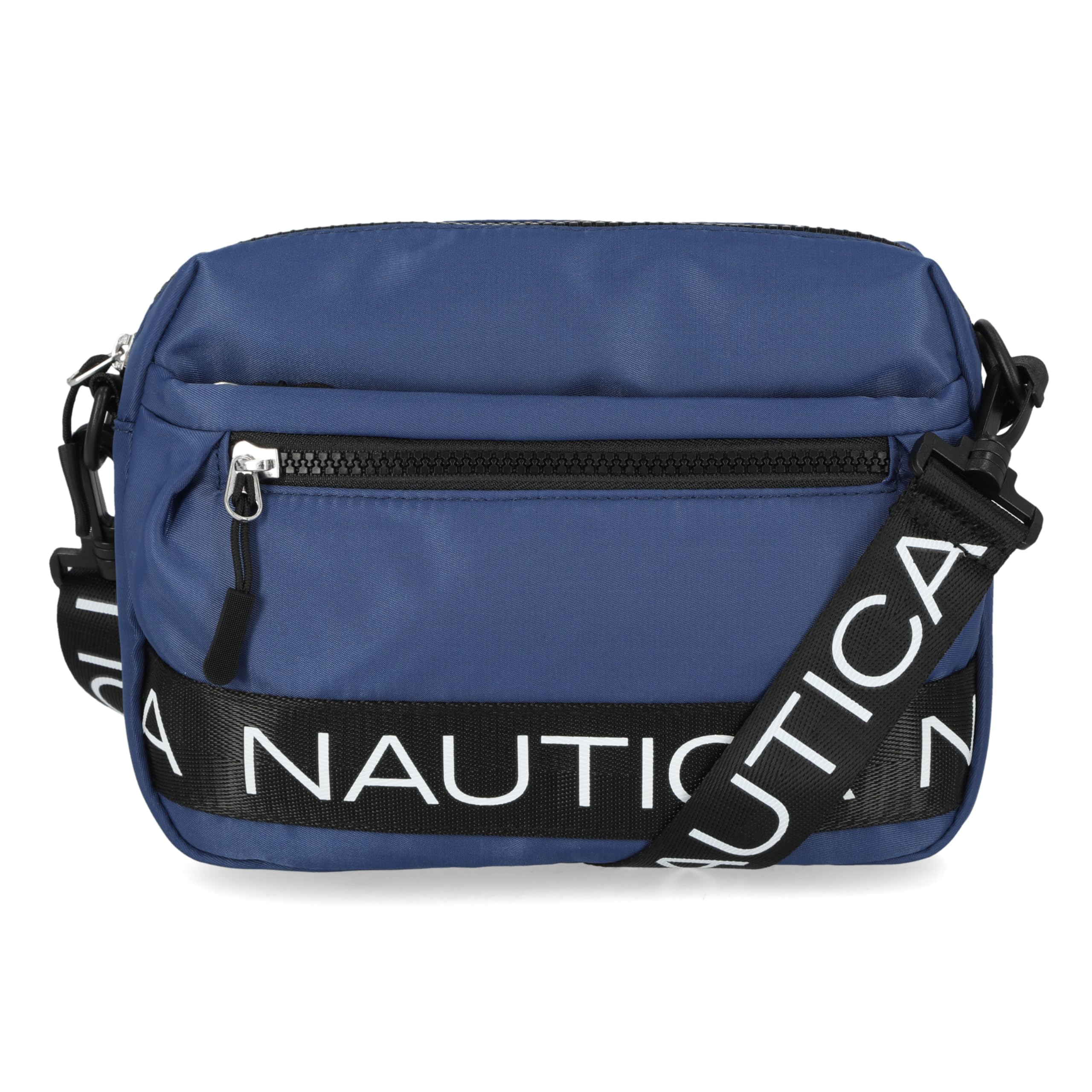 Nautica Adjustable Nylon Crossbody Belt Bag for Men & Women - Perfect for Travel, Gym, and Everyday Use