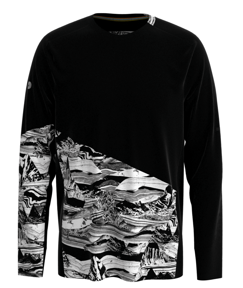 Smartwool 2023 Men's Mountain Bike Long Sleeve Jersey - Breathable & Moisture-Wicking Cycling Shirt for Outdoor Adventures & Trail Riding