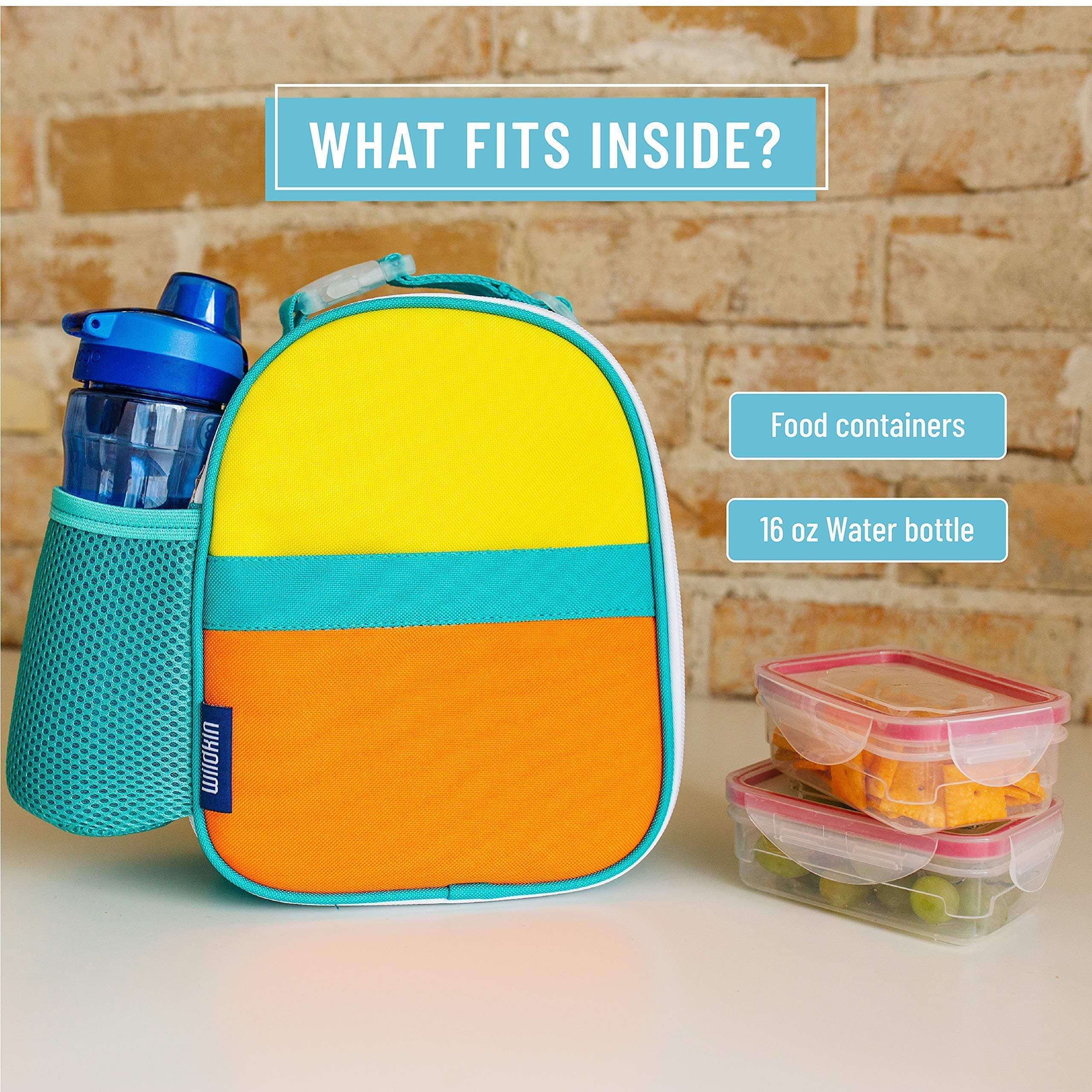 Wildkin Pack-it-All Kids Backpack Set with Clip-in Lunch Box (Risk Taker Design) - Durable School Backpack for Boys & Girls, Perfect for Elementary Students, Daycare & Outdoor Adventures